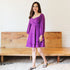 Sunset Purple Cotton Dress